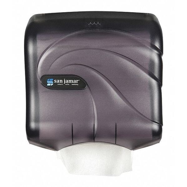 San Jamar Towl Dspnsr, Multifld/C-Fold, Oceans, Black - T1759TBK