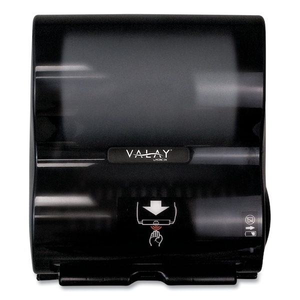 Morcon Paper Valay Hardwound Towel Dispenser, 13 1/4 x 14 1/4 x 9, Black - VT1010