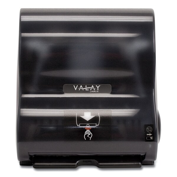 Morcon Paper Valay Hardwound Towel Dispenser, 13 1/4 x 14 1/4 x 9, Black - VT1010