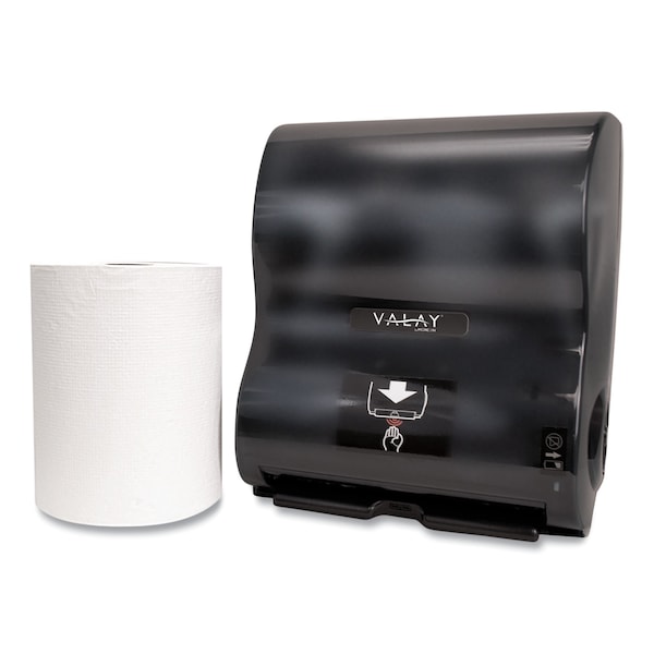 Morcon Paper Valay Hardwound Towel Dispenser, 13 1/4 x 14 1/4 x 9, Black - VT1010