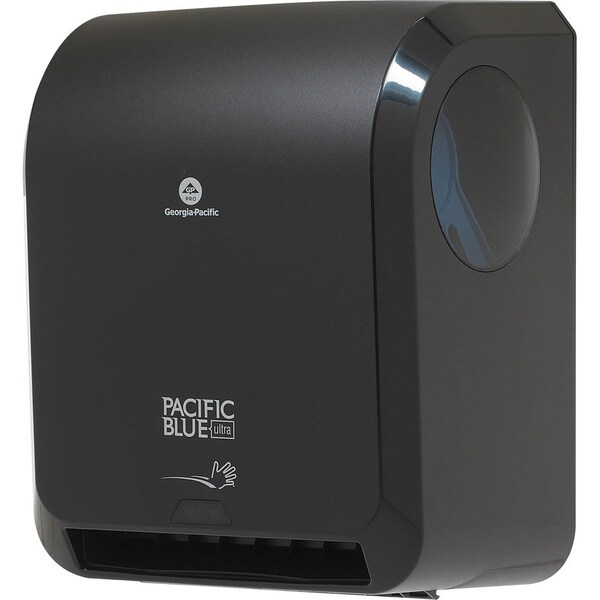Pacific Blue Ultra Dispenser f/Paper Towels, Automated, 12-9/10"x9"x16-4/5", BK - GPC59590