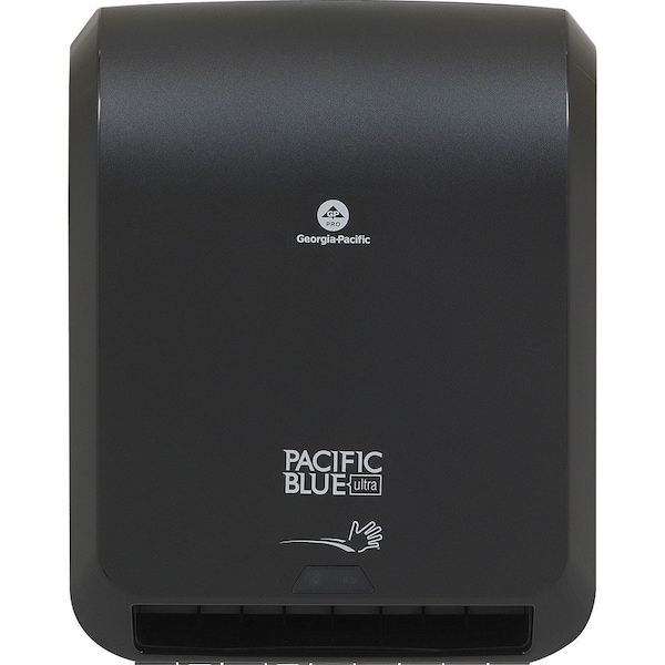 Pacific Blue Ultra Dispenser f/Paper Towels, Automated, 12-9/10"x9"x16-4/5", BK - GPC59590