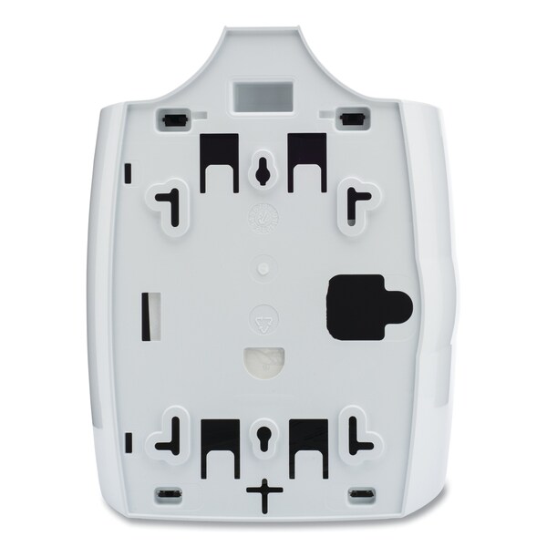 2Xl Contemporary Wall Mount Wipe Dispenser, Plastic, 11"x11"x13", White - TXL L82