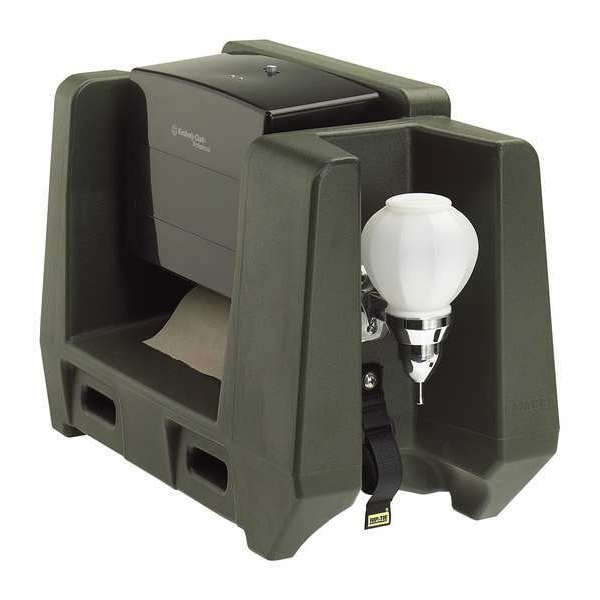 Cambro Handwash Accessory With Multi-Fold Towel Dispenser, Black - EAHWATD110