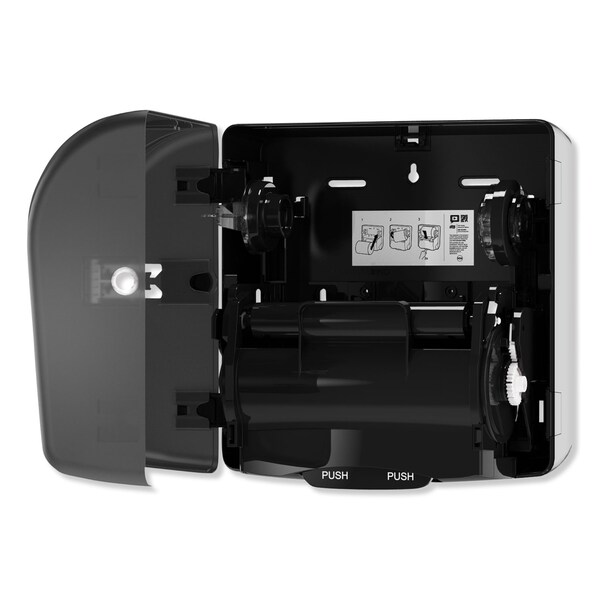 Tork Mini Mechanical Hand Towel Roll Dispenser, For H71 System, 11.75 x 7.5 x 12.5, Black - 774728