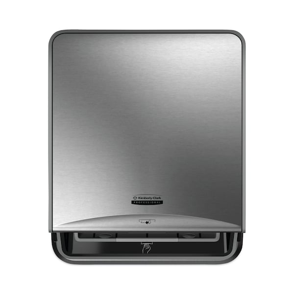 Kimberly-Clark Professional ICON Automatic Roll Towel Recessed Dispenser Housing, Narrow without Trim Panel, Stainless Steel - 53697