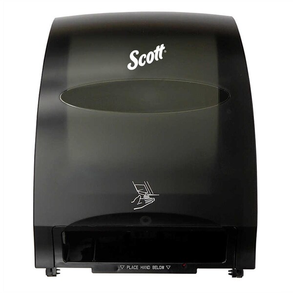 Scott Essential Electronic Towel DispenserSmoke with Purple Core - 48860