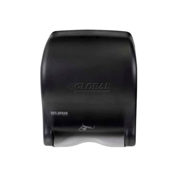 San Jamar Smart Essence Automatic Paper Towel Roll Dispenser, Translucent Black Pearl - T8400TBK