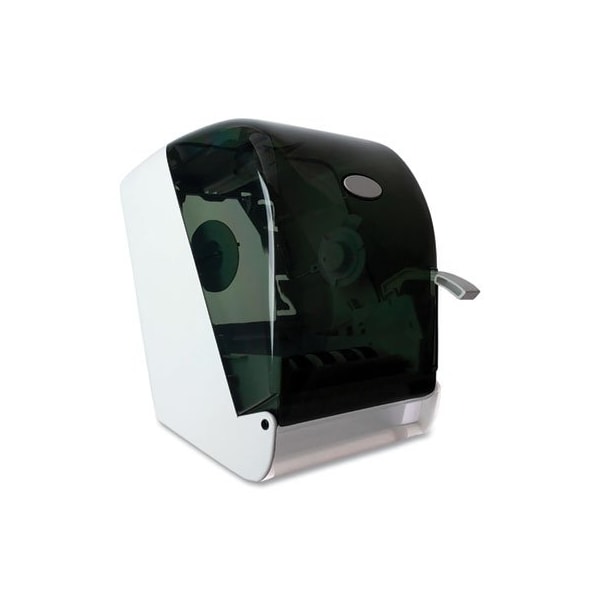 Gen , LEVER ACTION ROLL TOWEL DISPENSER, 11 1/4in X 9 1/2in X 14 3/8in, TRANSPARENT - 1605