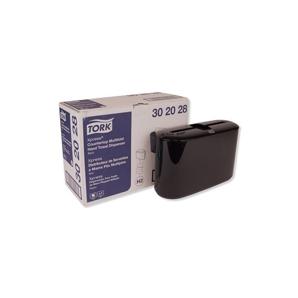Essity Tork, Xpress Countertop Towel Dispenser, 12.68 X 4.56 X 7.92, Black - 302028