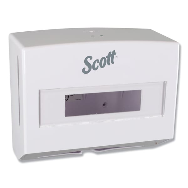 Scott Scottfold Folded Towel Dispenser, 10 3/4w x 4 3/4d x 9h, White - KCC 09214
