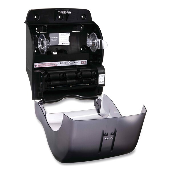 San Jamar Tear-N-Dry Essence Touchless Towel Dispenser, Black Pearl - SAN T8090TBK