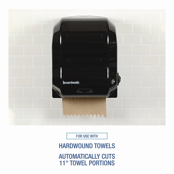 Boardwalk Hands Free Mechanical Towel Dispenser, 13.25" x 16.25" x 10.25", Black - T7470BKBW