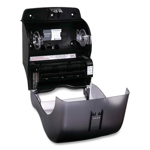 San Jamar Oceans Smart Essence ElecTowel Dispenser, 14.4hx11.8wx9.1d, Bk, Plastic - SAN T8490TBK