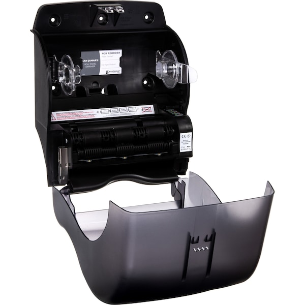 San Jamar Oceans Smart Essence ElecTowel Dispenser, 14.4hx11.8wx9.1d, Bk, Plastic - SAN T8490TBK