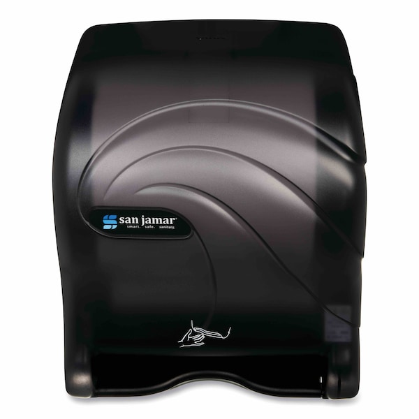 San Jamar Oceans Smart Essence ElecTowel Dispenser, 14.4hx11.8wx9.1d, Bk, Plastic - SAN T8490TBK