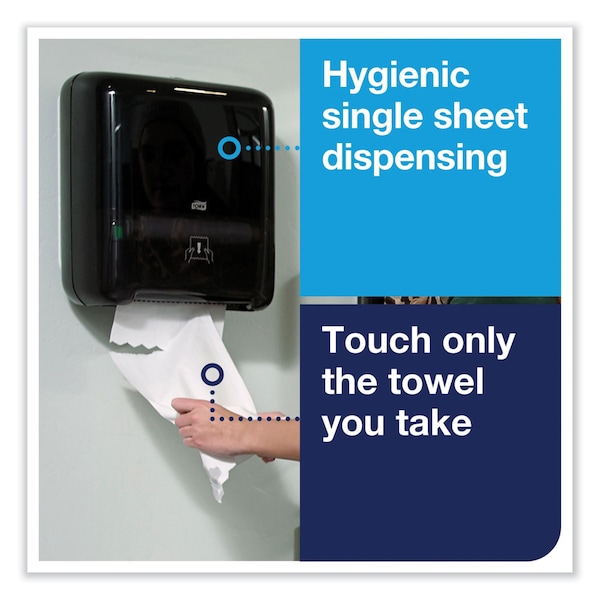 Tork Elevation Matic Hand Towel Roll Dispenser, 13.2 x 8.1 x 14.65, Black - 5510282