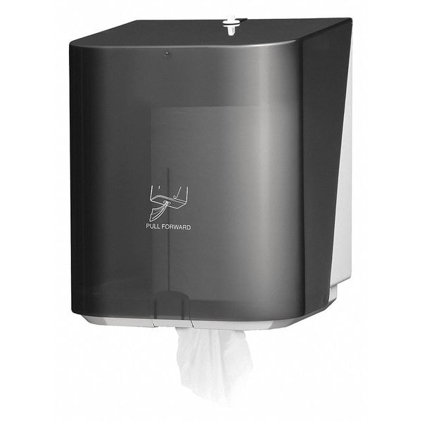 Kimberly-Clark Professional Center-Pull Towel Dispenser (09335), Smoke (Black), 10.0" x 12.5" x 10.65" (Qty 1) - 09335