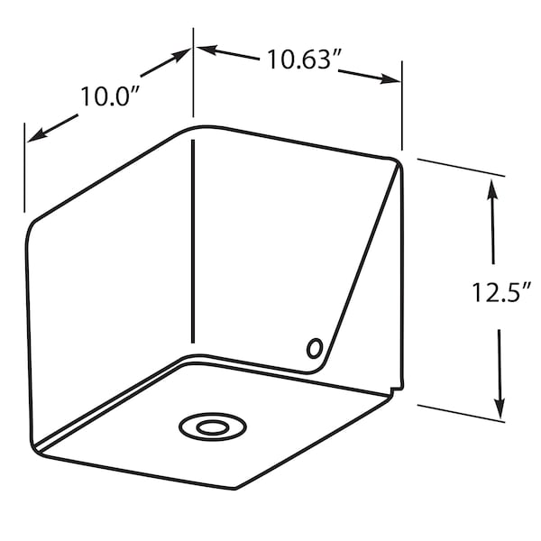 Kimberly-Clark Professional Center-Pull Towel Dispenser (09335), Smoke (Black), 10.0" x 12.5" x 10.65" (Qty 1) - 09335