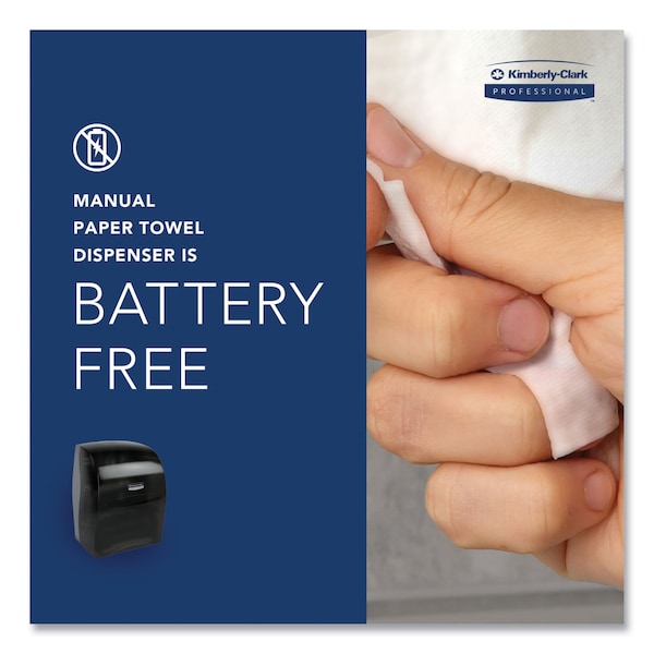 Kimberly-Clark Professional Sanitouch Hard Roll Towel Disp, 12.63w x 10.2d x 16.13h, Smoke - 9990