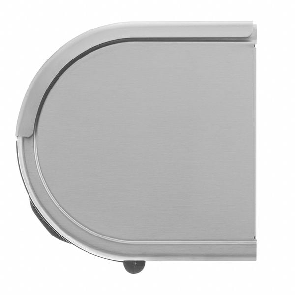 Georgia-Pacific Toilet Paper Dispenser, Coreless, Horizontal Double Roll, Steel, Silver, Compact - 56798
