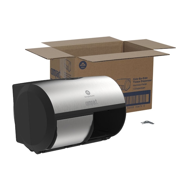 Georgia-Pacific Toilet Paper Dispr, Coreless, 7-1/8 In. H - 56796A