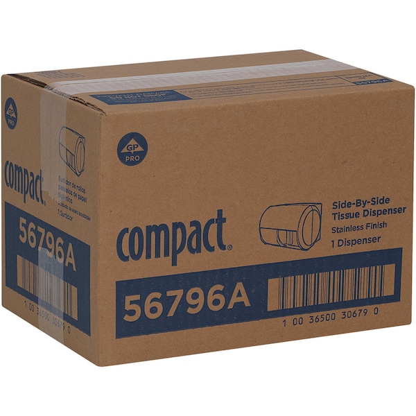 Georgia-Pacific Toilet Paper Dispr, Coreless, 7-1/8 In. H - 56796A