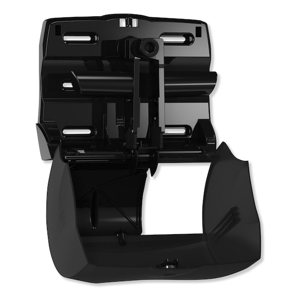 Tork Tork OptiCore Twin Toilet Paper Roll Dispenser Black T11, High Capacity, 565728 - 565728