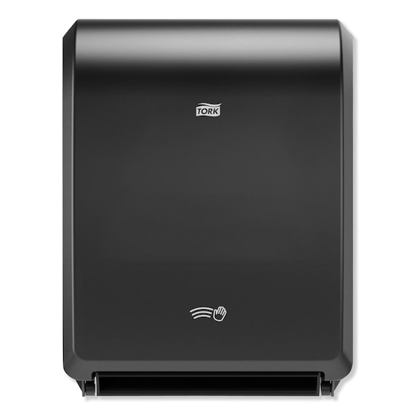 Tork Electronic Hand Towel Roll Dispenser, 8in Roll, 12.32 x 9.32 x 15.95, Black - 771828