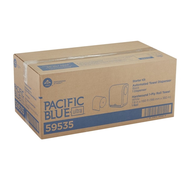 Pacific Blue Ultra Automated Towel Dispenser Kit, Black - 59535