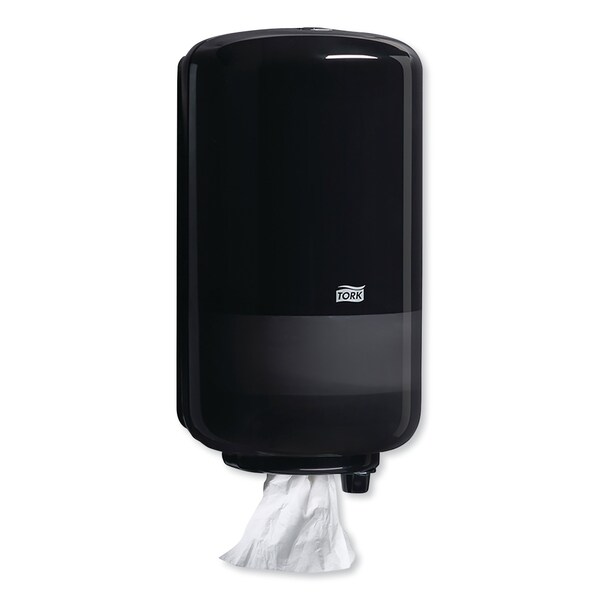 Tork Elevation Mini Centerfeed Hand Towel Dispenser, 6.86 x 6.51 x 13.05, Black - 558028A