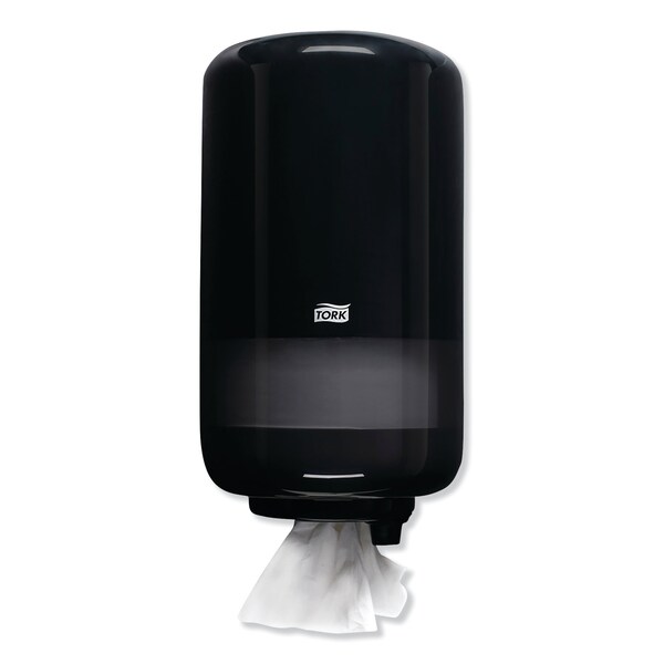 Tork Elevation Mini Centerfeed Hand Towel Dispenser, 6.86 x 6.51 x 13.05, Black - 558028A