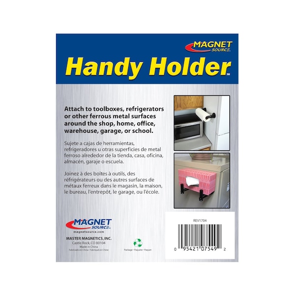 Master Magnetics Magnet Source Handy Holder 4.625 in. L X 2.625 in. W Black Tool Holder 1 pc - 07549