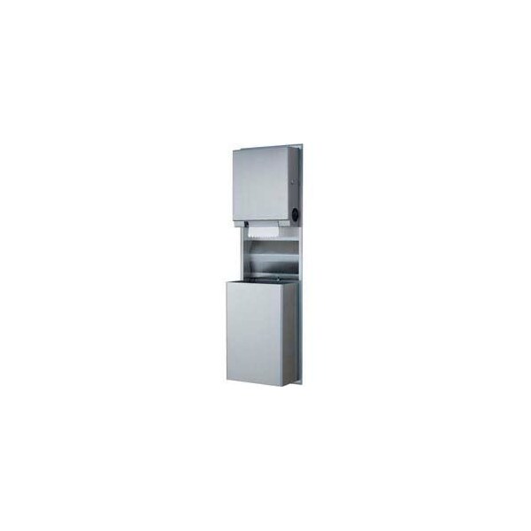 Bobrick Bobrick ClassicSeries Recessed Convertible Paper Towel Roll Dispenser/Receptacle - B-3961