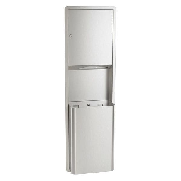 Bradley Semi-Recessed Box Towel/Waste Unit - 234-100000