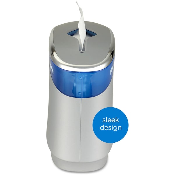 Kleenex Reveal Countertop Folded Towel Dispenser, 13.3x9x5.2, Soft Gray/Blue - 51904