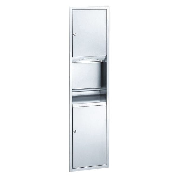 Bradley Semi-Recessed Towel/Waste Unit - 2252-100000
