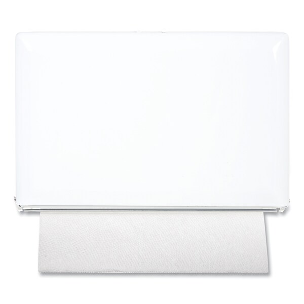 San Jamar Dispenser, Singlefold Towel, White - SAN T1800WH