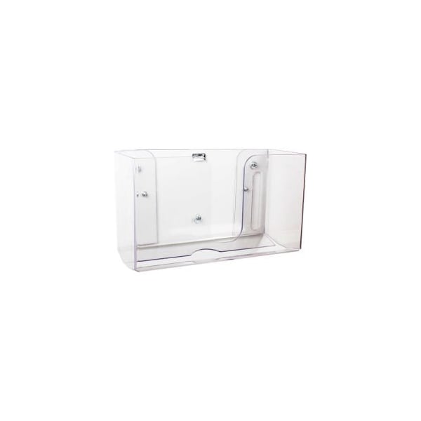 Trippnt TrippNT Single Dual-Dispensing Folded Paper Towel Dispenser, Clear - 51912