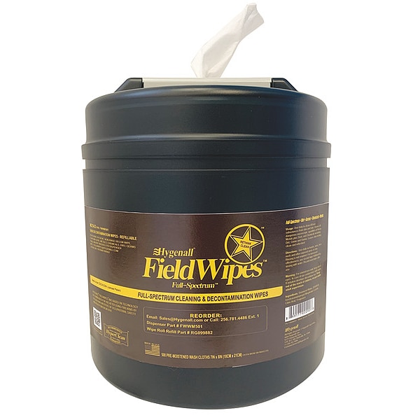Hygenall Wipes Dispenser, 2 PK, Black - FWWM501