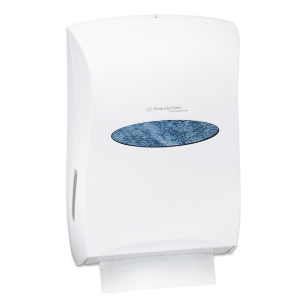 Kimberly-Clark Professional Universal Towel Dispenser, 13 31/100w x 5 17/20d x 18 17/20h, White - KCC 09906