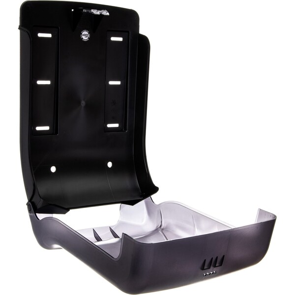 San Jamar Folded Towel Dispenser, 18" x 11-3/4" x 16-1/4" - T1790TBKGR