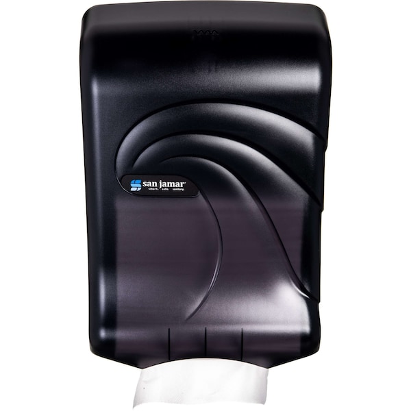 San Jamar Folded Towel Dispenser, 18" x 11-3/4" x 16-1/4" - T1790TBKGR