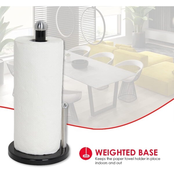 Home Basics Powder Coated Steel Paper Towel Holder - PH44100