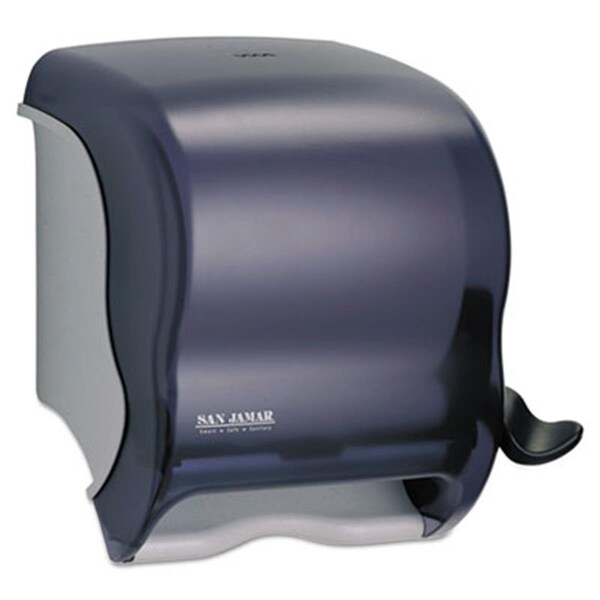San Jamar . Element Lever Roll Towel Dispenser, 12 1/2w x 8 1/2d x 12 3/4h, Black - SA31225