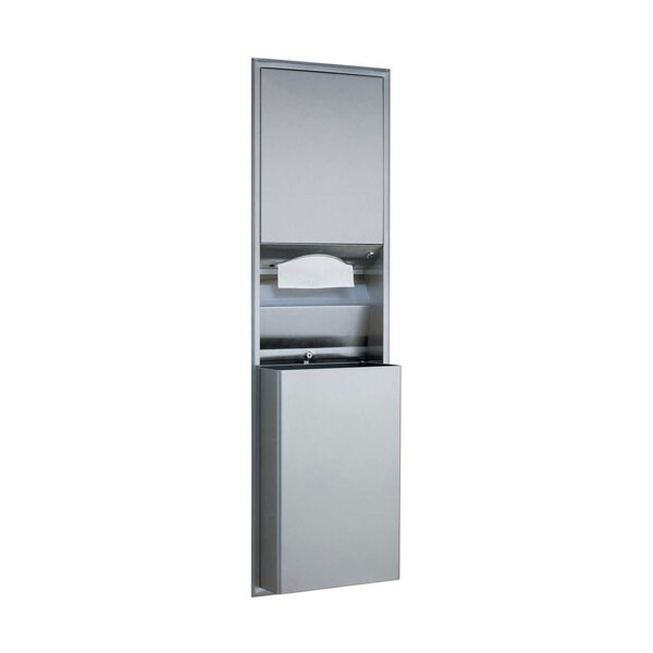 Bradley Smoker Dispenser, Towel , W/Waste Rec - 235