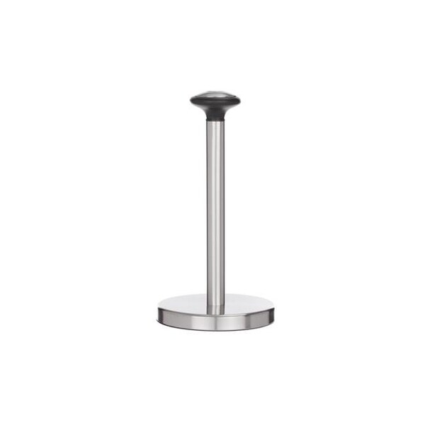 Jiallo Jiallo WE-PH115 12 in. Stainless Steel Paper Towel Holder with Knob; Black - WE-PH115