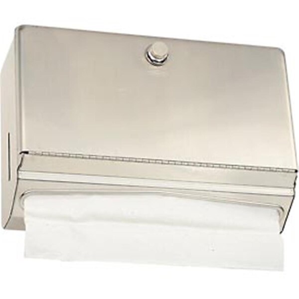 Convenience Concepts ClassicSeries Stainless Steel Horizontal Towel Dispenser with Knob Latch - HI2960097