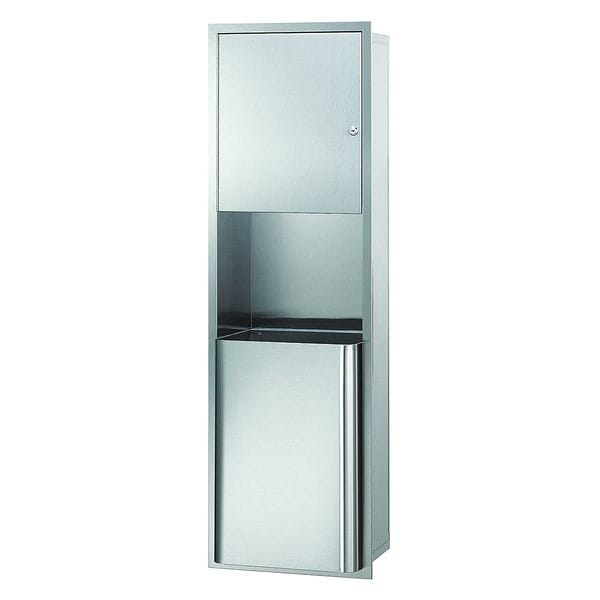 Bradley Semi-Recessed Towel/Waste Unit - 2271-100000