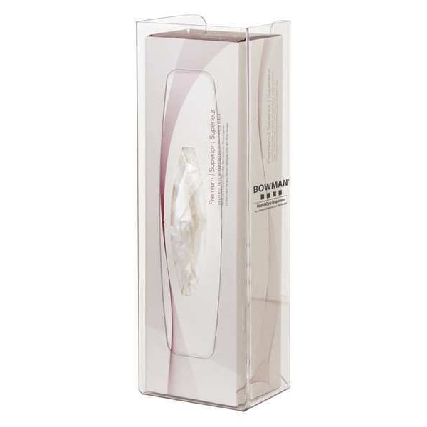 Bowman Dispensers BOWMAN 15-55/64"H x 5-13/64"W Wipe Dispenser, Clear - CL003-0111